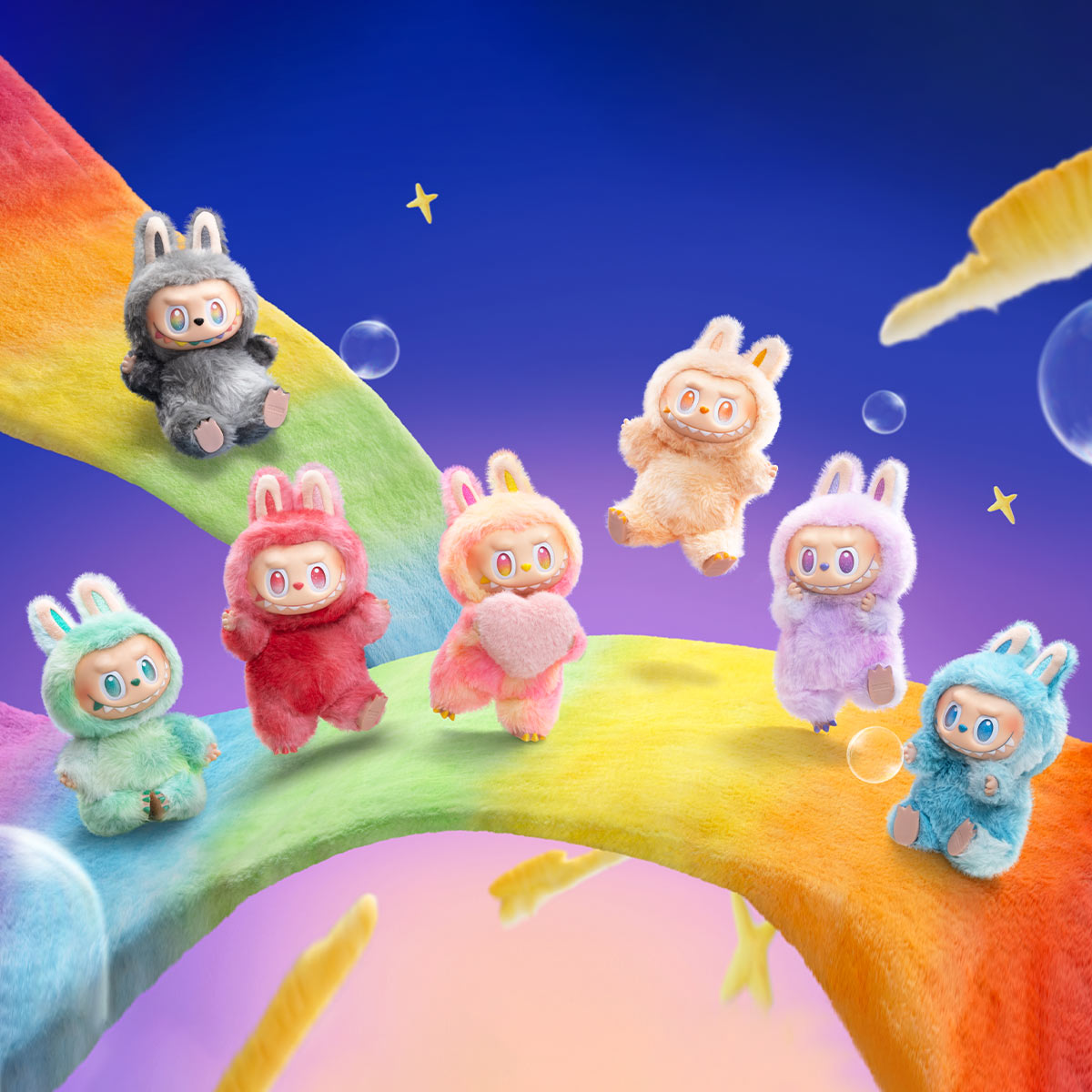 LABUBU THE MONSTERS Big into Energy Series-Vinyl Plush Pendant Blind Box