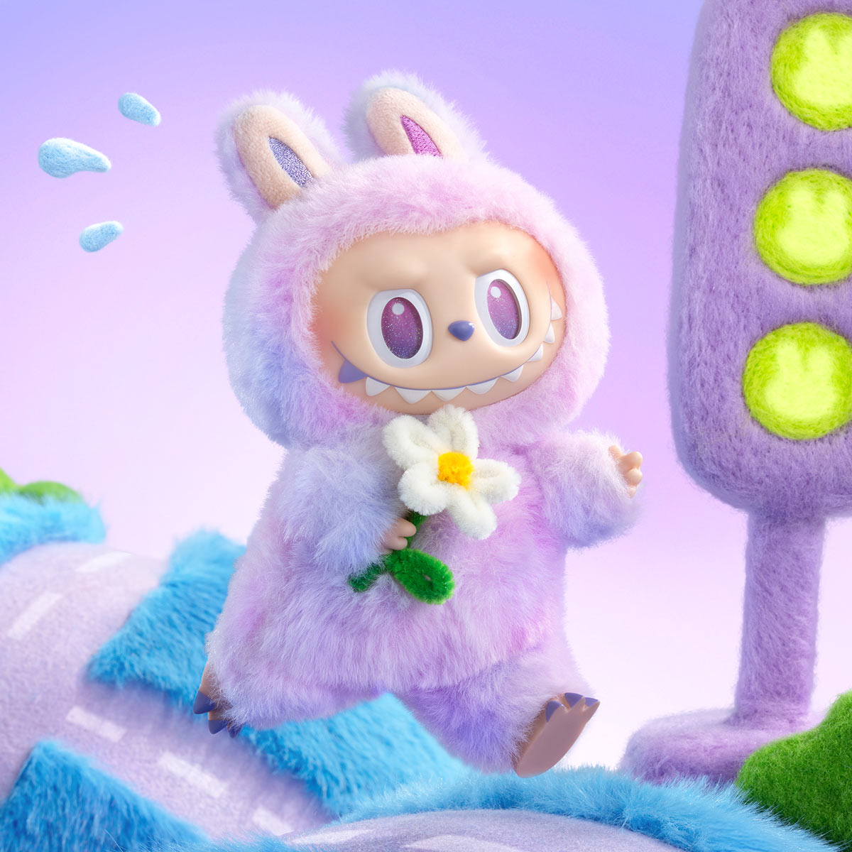 LABUBU THE MONSTERS Big into Energy Series-Vinyl Plush Pendant Blind Box